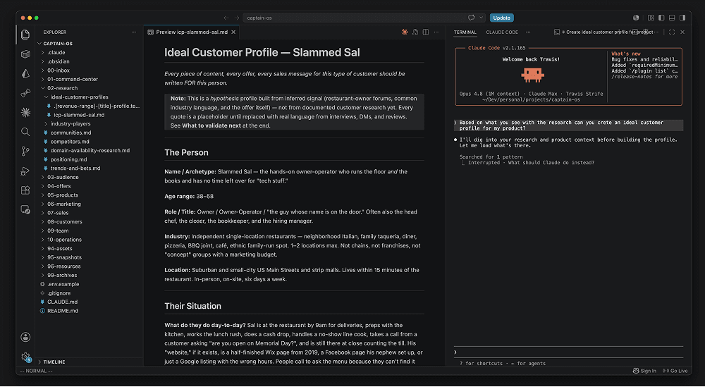Captain OS Screenshot